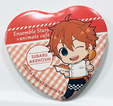 Ensemble Stars! - Akehoshi Subaru - Badge - Ensemble Stars! Trading Heart Gata Can Badge Yume no Saki Cook ver. A Group - Ensemble Stars! x Animate Cafe (Animate)