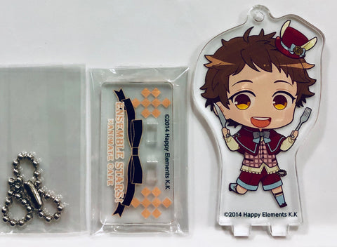 Ensemble Stars! - Tenma Mitsuru - Acrylic Keychain/Stand - Ensemble Stars! Trading Acrylic Stand Keychain Blood Banquet ver. B Group - Ensemble Stars! x Animate Cafe - Keyholder (Animate)