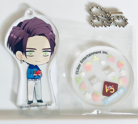 A3! - Guy - A3! x Animate Cafe - Keyholder - Acrylic Stand - Strawberry Hunting Ver. - A Group (Animate)