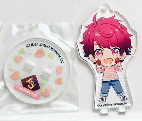 A3! - Sakuma Sakuya - A3! x Animate Cafe - Keyholder - Acrylic Stand - Strawberry Hunting Ver. - A Group (Animate)