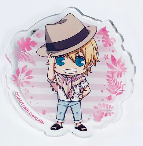 Kurusu Shou - Uta no Prince-sama - Trading Acrylic Badge - HAPPY SUMMER Chibi Chara Ver.