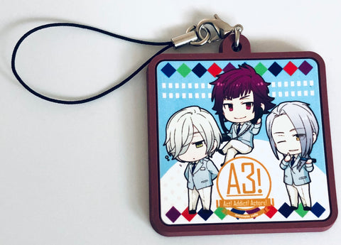 A3! - Arisugawa Homare - Mikage Hisoka - Yukishiro Azuma - A3! x Animate Cafe 2 - Rubber Charm - Fuyu Gumi (Animate)