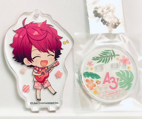 A3! - Sakuma Sakuya - A3! x Animate Cafe - Keyholder - Acrylic Stand - Tropical Resort ver. A (Animate)