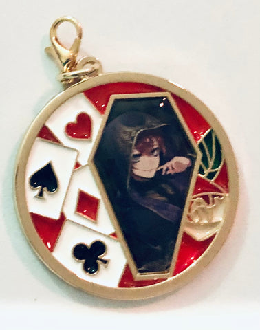 Twisted Wonderland - Riddle Rosehearts - Twisted Wonderland Stained Glass Style Charm (Disney)