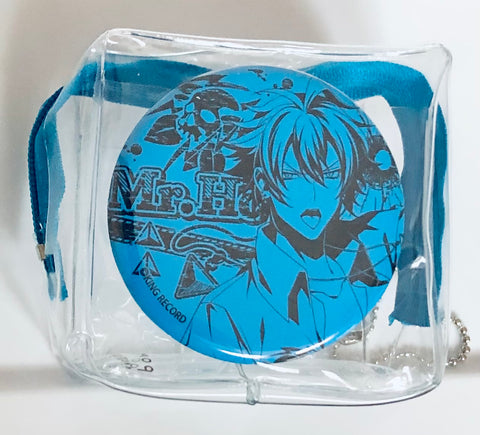 Hypnosis Mic -Division Rap Battle- - Aohitsugi Samatoki - Mini Pouch - Mise Cube - Neon Can Badge (POMMOP, Showa Note)