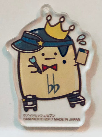IDOLiSH7 - King Pudding - Izumi Iori - Acrylic Charm - Amusement Ichiban Cafe - Amusement Park Ichiban Cafe IDOLiSH7 Order Please! Series Rollerskating King Pudding Charm (Banpresto)