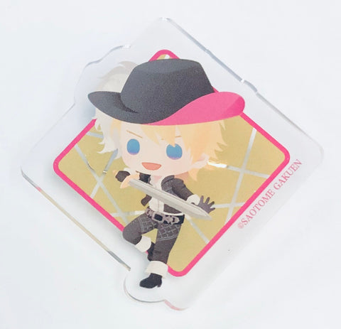 Kurusu Shou as Portos - Uta no Prince-sama - Shining Masterpiece Show - Special Exhibition - Trading Acrylic Badge - Chibi Chara Ver.