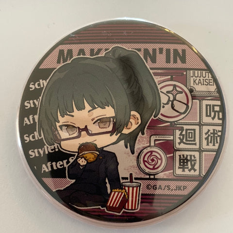 Jujutsu Kaisen - Zenin Maki - Badge - Jujutsu Kaisen Shinki Kakiokoshi Illustration After School ver. - Jujutsu Kaisen Trading Can Badge Houkago ver. (Animega, Cabinet, Sofmap)