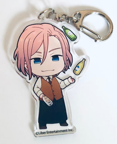 A3! - Settsu Banri - A3! x Animate Cafe 2 - Acrylic Keychain - Keyholder - Hotel Style ver. (Animate)