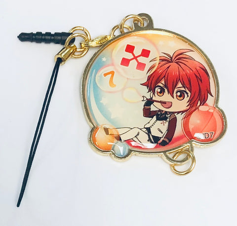 IDOLiSH7 - Nanase Riku - Charm - Keyholder - Plate Keychain - Chara Fuwa Shabon Series - Idolish7 Chara Fuwa Shabon Series Charm Plate (Bandai)