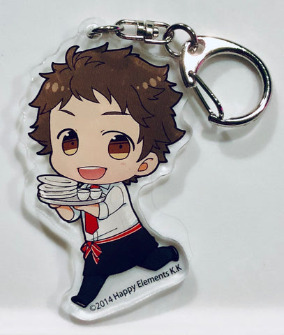 Ensemble Stars! - Tenma Mitsuru - Acrylic Keychain - Ensemble Stars! × Animate Cafe Kobe Sanguu ・Nagoya - Keyholder - Vol. 2 (Animate)