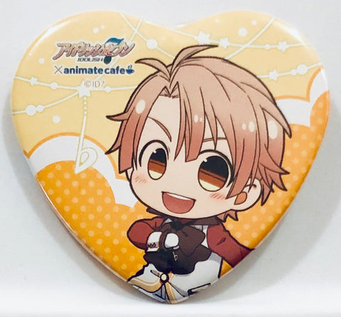 Izumi Mitsuki (PG Version) "Idolish 7 × animatecafe" - Trading Heart-shaped Can Badge