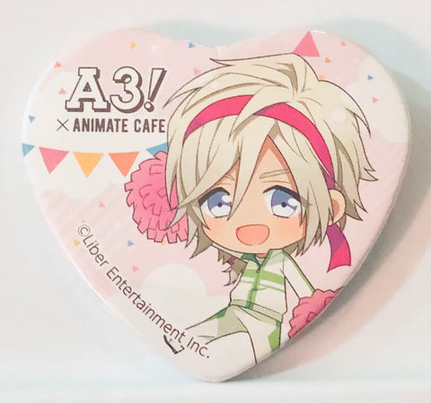 A3! - Citron - A3! x Animate Cafe - Badge - Heart Can Badge - Athletic Meet Ver. - A Group (Animate)