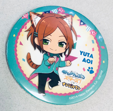 Ensemble Stars! - Aoi Yuuta - Can Badge - Ensemble Stars! in NamjaTown - Cat Festival - - NamjaTown (Namco)