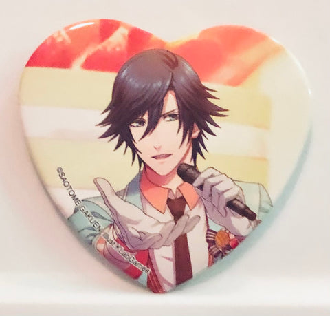 Uta no☆Prince-sama♪ Shining Live - Ichinose Tokiya - Badge - Uta no☆Prince-sama♪ Shining Trading Heart Can Badge Sweet Cafe LIVE Another Shot Ver (Broccoli)