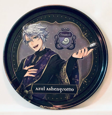 Twisted Wonderland - Azul Ashengrotto - Metal Coaster - Twisted Wonderland Chara Beverage Coaster (Bandai)