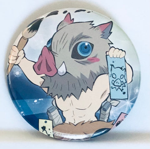 Kimetsu no Yaiba - Hashibira Inosuke - Badge - Kimetsu no Yaiba Collabo Cafe Tanabata 2020 57mm Random Can Badge (Ufotable)