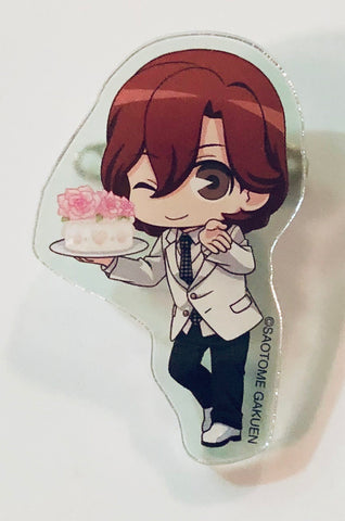 Reiji Kotobuki - Uta no Prince-sama - Trading Acrylic Badge White Suit Chibi Chara Ver.