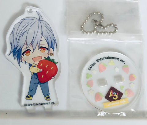 A3! - Ikaruga Misumi - A3! x Animate Cafe - Keyholder - Acrylic Stand - Strawberry Hunting Ver. - A Group (Animate)