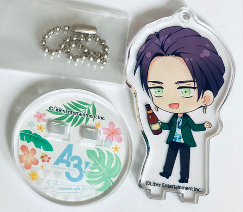 A3! - Guy - A3! x Animate Cafe - Keyholder - Acrylic Stand - Tropical Resort ver. A (Animate)