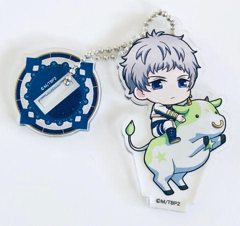 B-Project ~Kodou*Ambitious~ - Shingari Miroku - B-PROJECT ~ Zeccho * Emotion ~ x Karaoke Tetsujin - Acrylic Stand Keychain