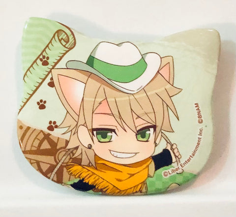 A3! - Miyoshi Kazunari - A3! in NamjaTown 2019 - Cat Can Badge Collection - Summer/Winter (Namco)