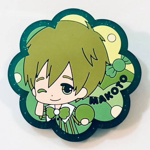 Free! - Tachibana Makoto - Badge - Taito Kuji Honpo - Taito Kuji Honpo TV Anime Free! ~Pop Candy~ - Rubber Badge (Taito)