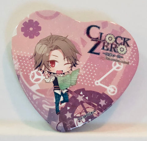 Clock Zero ~Shuuen no Ichibyou~ - Jouhouya - Badge - Heart Shaped Can Badge (Idea Factory)