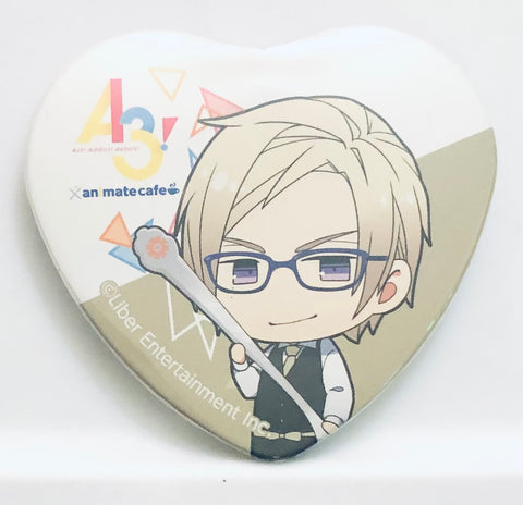 A3! - Furuichi Sakyou - A3! x Animate Cafe - Badge - Heart Can Badge (Animate)