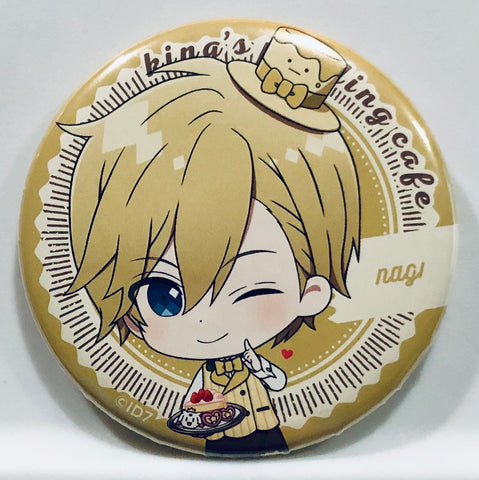Rokuya Nagi - Idolish7 x animatecafe - Trading Can Badge - King Pudding Cafe Ver.