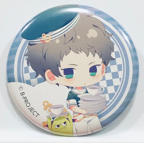 B-Project ~Kodou*Ambitious~ - Shingari Miroku - B-PROJECT × animatecafe Trading Can Badge Marine Ver.