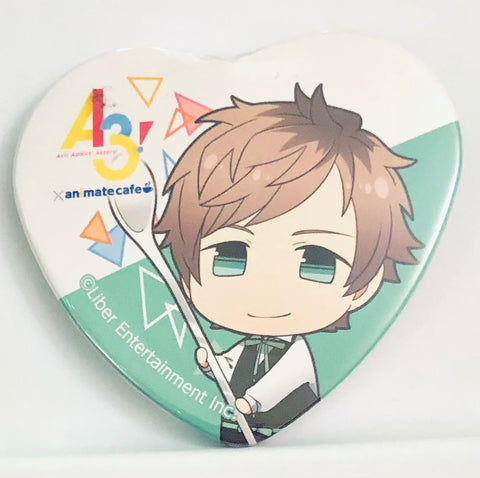 A3! - Minagi Tsuzuru - A3! x Animate Cafe - Badge - Heart Can Badge (Animate)