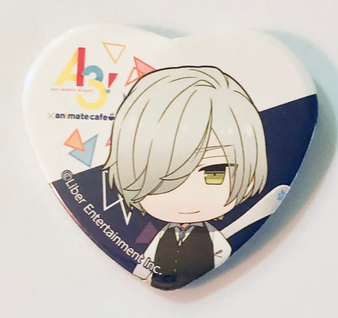 A3! - Mikage Hisoka - A3! x Animate Cafe - Badge - Heart Can Badge (Animate)