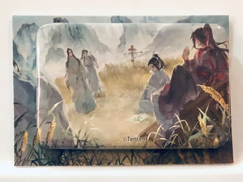 Official Mo Dao Zu Shi - Wei Wuxian - Wei Ying - Lan Wangji - Lan Zhan - Lan Sizhui - Lan Jingyi - Can Badge - Twenty-Four Solar Terms Series - Mango Species (NanManShe)