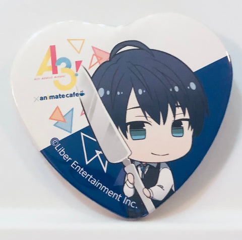 A3! - Tsukioka Tsumugi - A3! x Animate Cafe - Badge - Heart Can Badge (Animate)