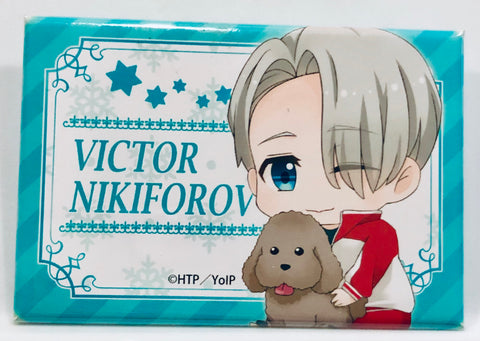 Yuri!!! on Ice - Makkachin - Victor Nikiforov - Badge - Big Square Can Badge - Gyugyutto - Square Badge (Bell House)