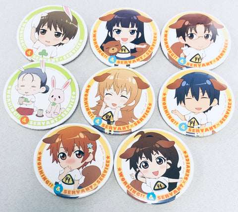 Wagnaria!! (Working!!) - Anime Can Badge Lot