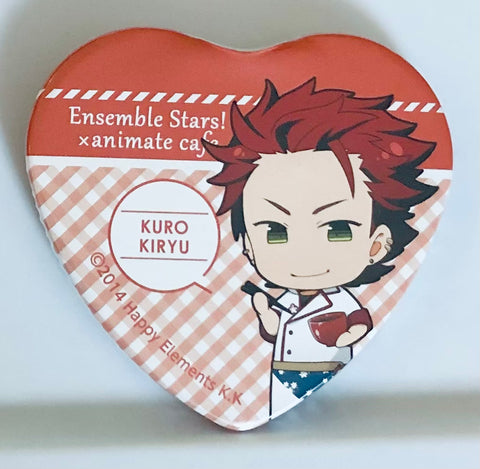 Ensemble Stars! - Kiryuu Kurou - Badge - Ensemble Stars! Trading Heart Gata Can Badge Yumeno Saki Cook ver. B Group - Ensemble Stars! x Animate Cafe (Animate)