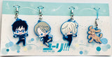 Yuri!!! on Ice - Victor Nikiforov - Katsuki Yuuri -Yuri Plisetsky - Makkachin - Strap - Rubber Strap - es Series nino - es Series nino Rubber Strap Set Yuri!!! on Ice (Kotobukiya)