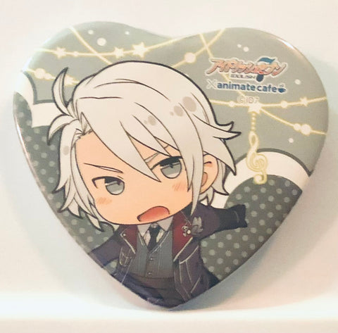 Yaotome Gaku (PG Version) "Idolish 7 × animatecafe" - Trading Heart-shaped Can Badge