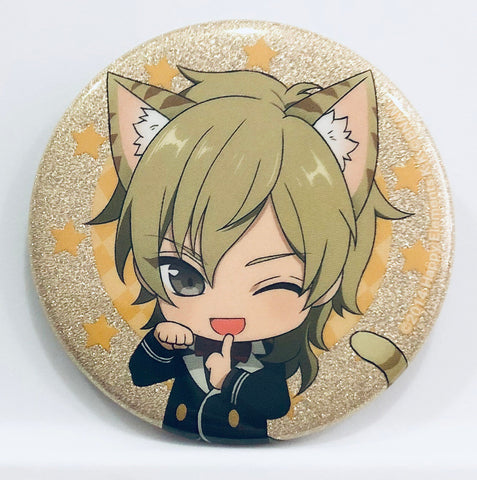 Ensemble Stars! - Hakaze Kaoru - Can Badge - Ensemble Stars! In Namja Town -Cat * Festival- Glitter Can Badge Collection A (Namco)