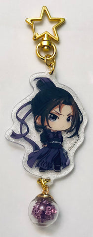 Mo Dao Zu Shi - Jiang Cheng - Jiang Wanyin - Acrylic Keychain - Double-sided Glitter Acrylic Keychain with Pendant of Crystal Glass Ball (Nan Man She)