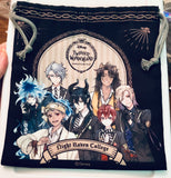 Twisted Wonderland - Azul Ashengrotto - Idia Shroud - Kalim Al-Asim - Leona Kingscholar - Malleus Draconia - Riddle Rosehearts - Vil Schoenheit - Pouch - Drawstring Bag (Disney)