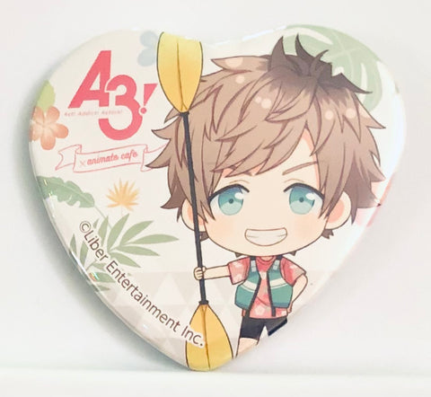 A3! - Minagi Tsuzuru - A3! x Animate Cafe - Can Badge - Tropical Resort ver. B (Animate)