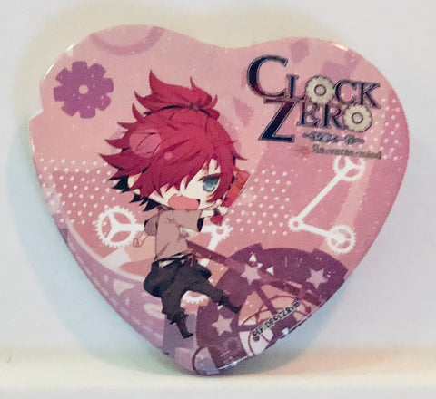 Clock Zero ~Shuuen no Ichibyou~ - Hangyakusha - Badge - Heart Shaped Can Badge (Idea Factory)