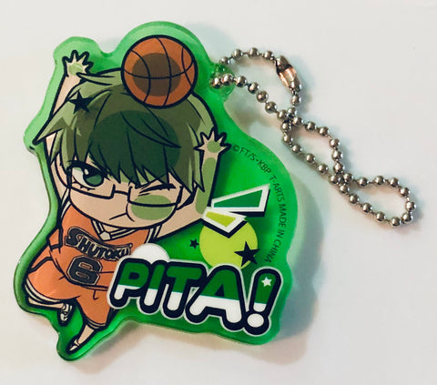 Kuroko no Basket - Midorima Shintarou - Acrylic Keychain - Keyholder - Kuroko no Basket Pita! Deforme Acrylic Keychain - Pita! Deforme (Takara Tomy A.R.T.S)