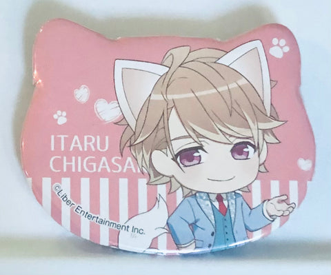 A3! - Chigasaki Itaru - Cat Can Badge - A3! In Namja Town ~ NYAMBASSADORS! ~ - MANKAI Picture Matching SPRING & SUMMER B Award (Namco)