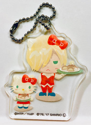 Hello Kitty - Yuri!!! on Ice - Yuri Plisetsky - Acrylic Keychain - Keyholder - Yuri on Ice×Sanrio characters Cafe in Shinjuku - Yuri!!! on Ice × Sanrio Characters (Avex Pictures)