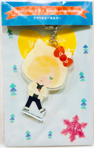 Hello Kitty - Yuri!!! on Ice - Yuri Plisetsky - Acrylic Keychain - Keyholder - Yuri!!! on Ice × Sanrio Characters (Avex Pictures)