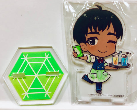 Yuri!!! on Ice - Phichit Chulanont - Acrylic Stand - Stand Pop - Yuri!!! on Ice Big Acrylic Stand - Yuri!!! on Ice × Princess Cafe Ikebukuro 1 Goukan (Princess Cafe)